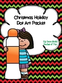 Christmas Holiday Dot Art Packet
