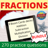 Boom Cards Bundle FRACTIONS