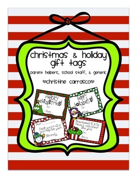 Christmas Gift Tag Labels –