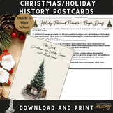 Christmas/Holiday History Postcards (Middle to High School)