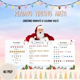 Christmas Math, Reading, Writing Bundle - No Prep - Digita