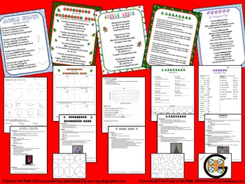 Preview of Christmas Holiday Math Songs and Crafts