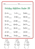 Christmas Holiday Math Worksheets