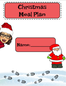 Preview of Christmas/Holiday Meal Planning Sheet