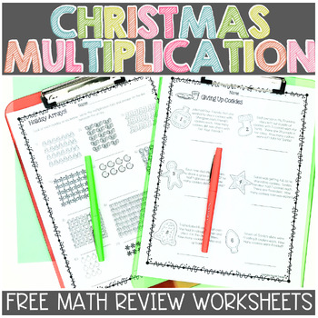 FREE Christmas Multiplication Activities