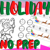 Christmas Holiday HUGE PACK of Music Worksheets | Coloring