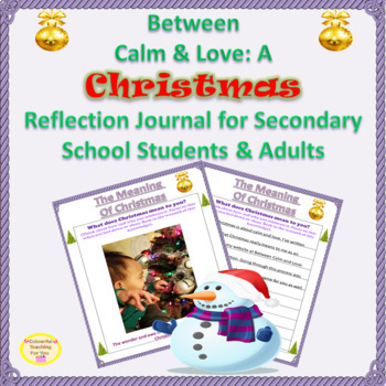Preview of Christmas Holiday Reflection Journal & Bulletin Board Writing Activities
