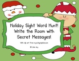 Christmas Holiday Sight Word Hunt!  Write the Room with Se