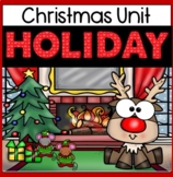 Christmas Holiday Theme Bundle - Complete NO PREP Unit wit