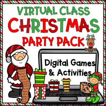 Preview of Christmas Holiday Virtual Party Game Pack for Holiday Celebration Fun