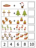 Christmas Holiday themed Math Addition preschool curriculu