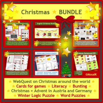 Preview of Christmas Holidays Advent Winter BUNDLE
