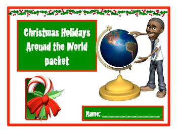 Preview of Christmas Holidays Around the World Packet