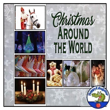 Preview of Christmas - Holidays Around the World PowerPoint with Easel