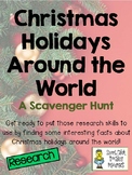 Christmas Holidays Around the World - Scavenger Hunt Activ