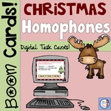 Christmas Homophone BOOM interactive Task Cards