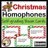 Christmas Homophones BOOM Cards I Christmas Themed Spellin