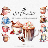 Christmas Hot Chocolate Coffee Clipart Cup PNG Scrapbooking