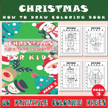 Christmas Dot Marker Coloring Book & Cover Page - Pack 2 by LITTLE ANGEL  STUDIO