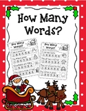 Christmas Activity - How many Words?