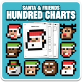 Christmas Hundred Chart Math Mystery Pictures | Place Valu