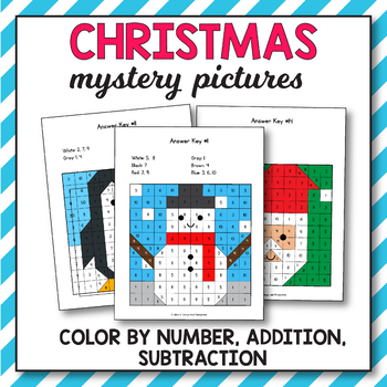 Preview of Winter Addition and Subtraction Activities Winter Math Worksheets Printables