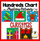 Christmas Math - Hundreds Chart Mystery Pictures