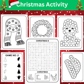 Preview of Christmas I SPY - Fun Games & Activities