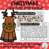 Christmas I Spy Find-and-Colour