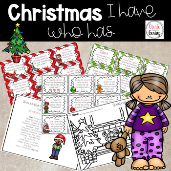 Christmas - I have Who Has Game! by Create Your Own Genius | TPT