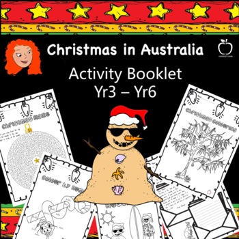 Preview of Australian Christmas Activity Book Yr3-6