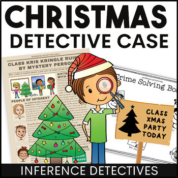 Preview of Christmas Inferencing Mystery | Inferences Reading Passage 3rd 4th 5th Grade