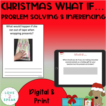Preview of Christmas Inferencing and Writing with Real Pictures