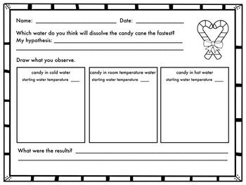 Christmas: Informational Reading about Candy Canes with Science Experiment