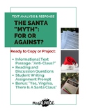 High School Christmas Reading Comprehension Passages and q