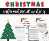 Christmas Informational Writing Prompt