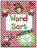 Christmas Inspired Phonics Word Sort Freebie With Digraphs
