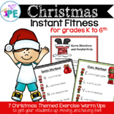 Christmas Instant Fitness Activity