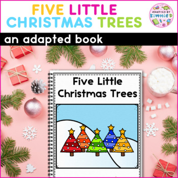Preview of Christmas Adapted Book for Special Education Circle Time Christmas Tree Activity