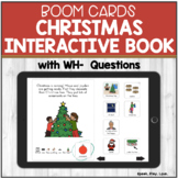 Christmas Interactive Book on BOOM Cards | WH Questions | 