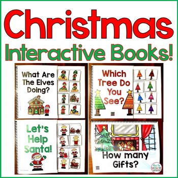 Preview of Christmas Interactive Books (Adapted Books For Special Education & Autism)