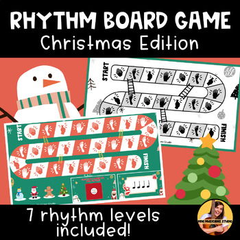 Preview of Christmas Interactive Rhythm Game for Elementary Music