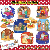 Christmas around the World Clip art Italy