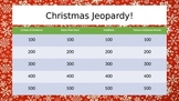 Christmas Jeopardy! Game