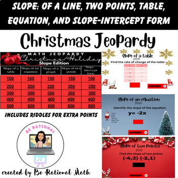 Preview of Christmas Jeopardy - Slope Edition