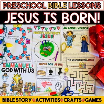 Preview of Christmas | Jesus is Born (Preschool Bible Lesson)