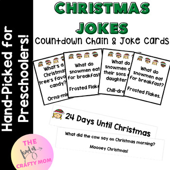 Christmas Jokes | Countdown Chain | Winter Preschool Activities ...