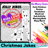 Christmas Jokes Word Search: A Fun Christmas Activity