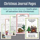 December Journal Pages with Bible Verses - Christmas Journ