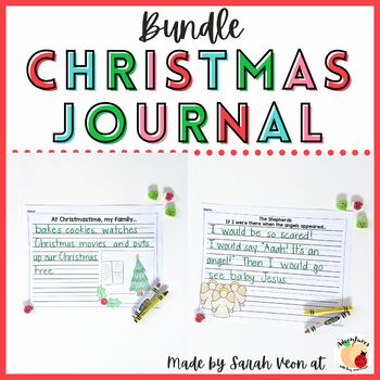 Preview of Christmas Journal Writing Prompts BUNDLE